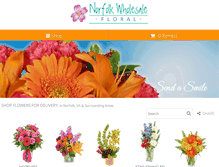 Tablet Screenshot of norfolkwholesalefloral.net